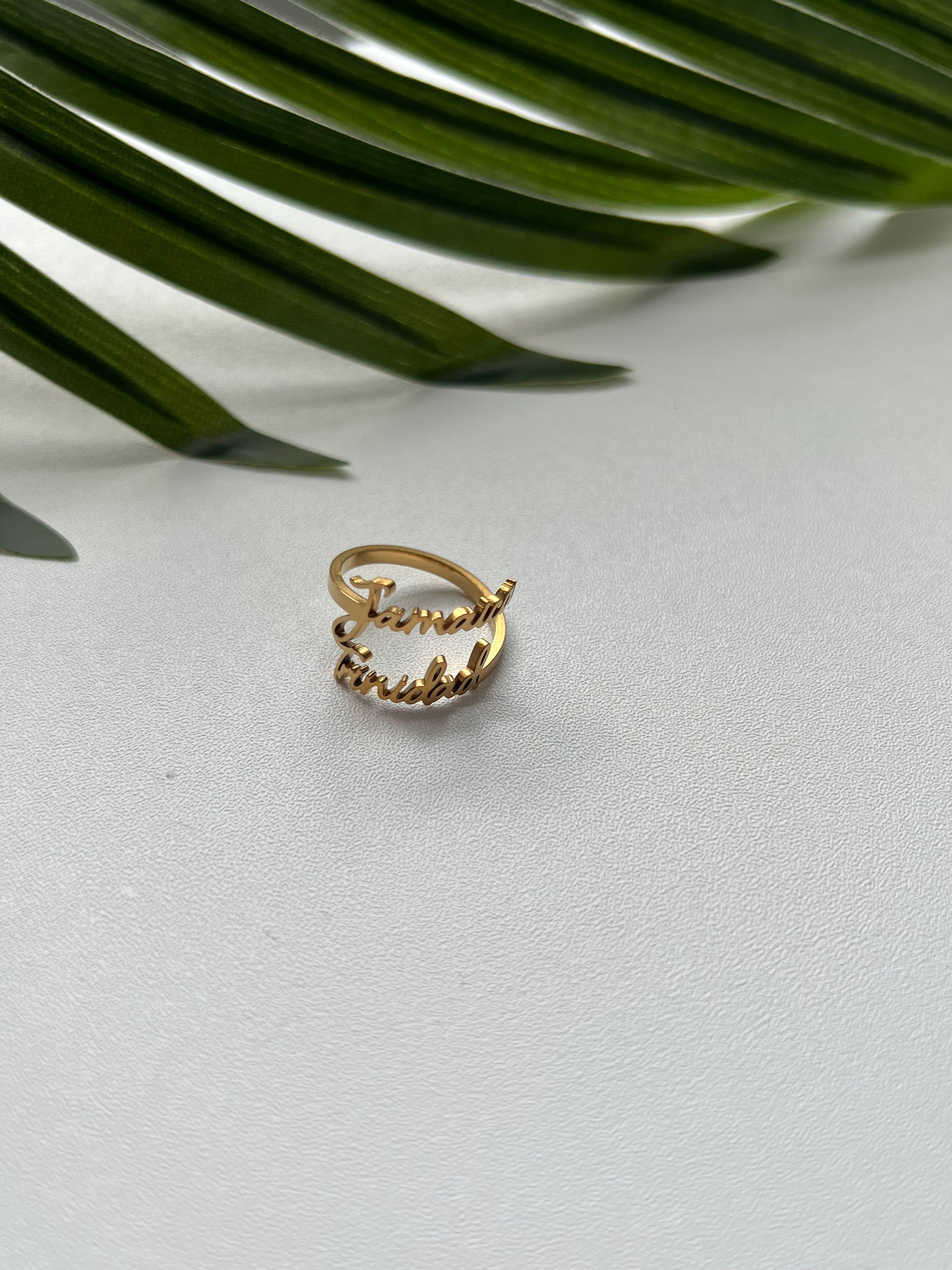 Trinidad & Jamaica Dual Heritage Ring