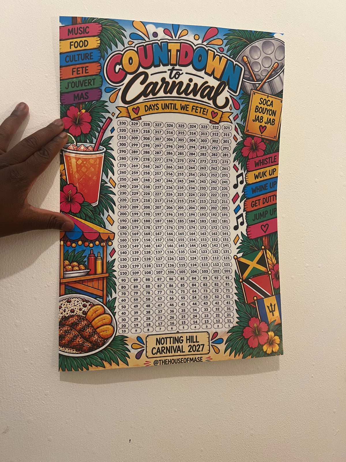 CARNIVAL COUNTDOWN POSTER