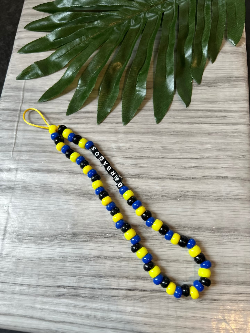 BEADED FLAG PHONE WRISTLETS