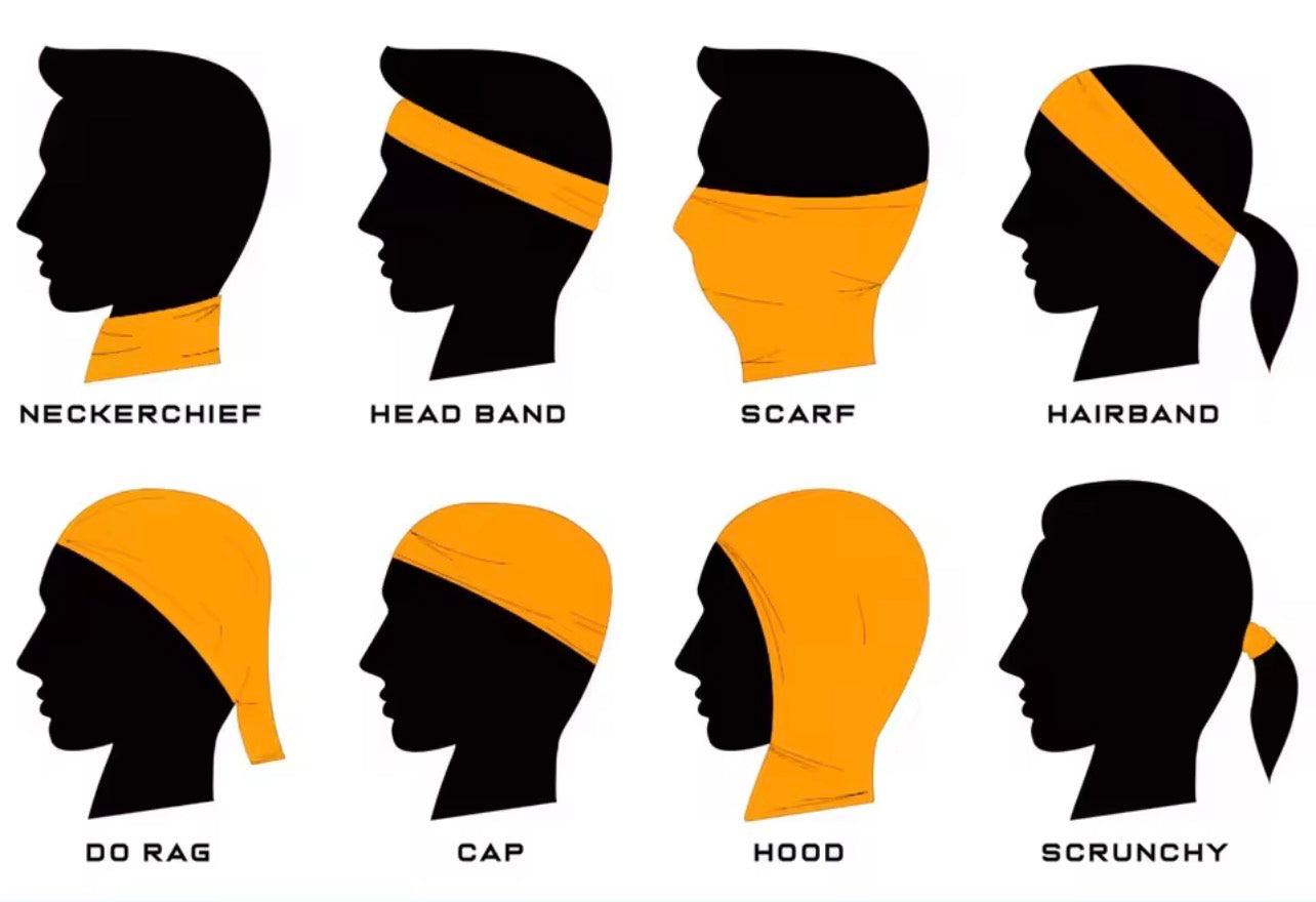12-IN-1 MULTISTYLE FACE COVER - CHOOSE FLAG