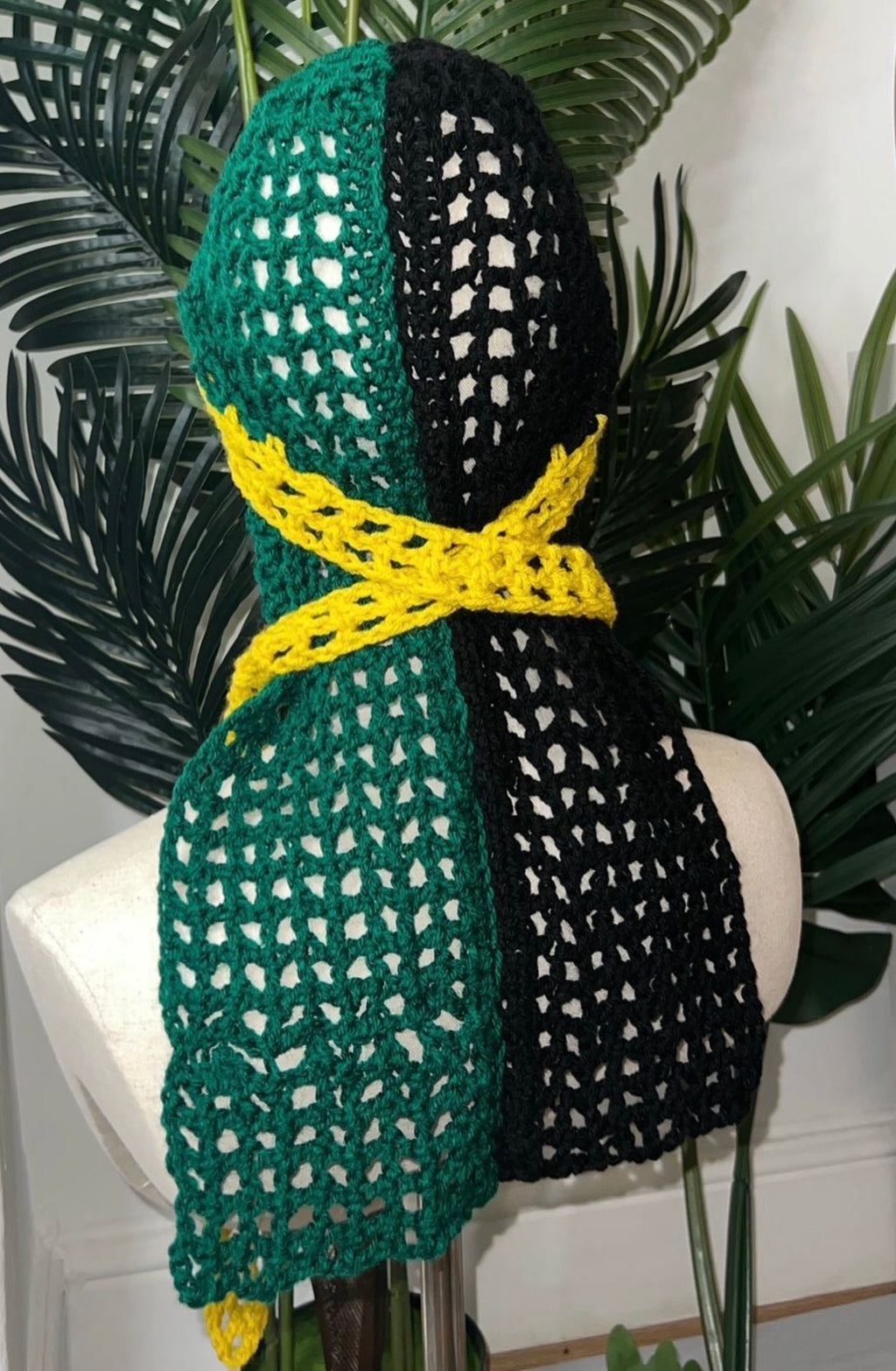 Jamaica Flag Crochet Durag