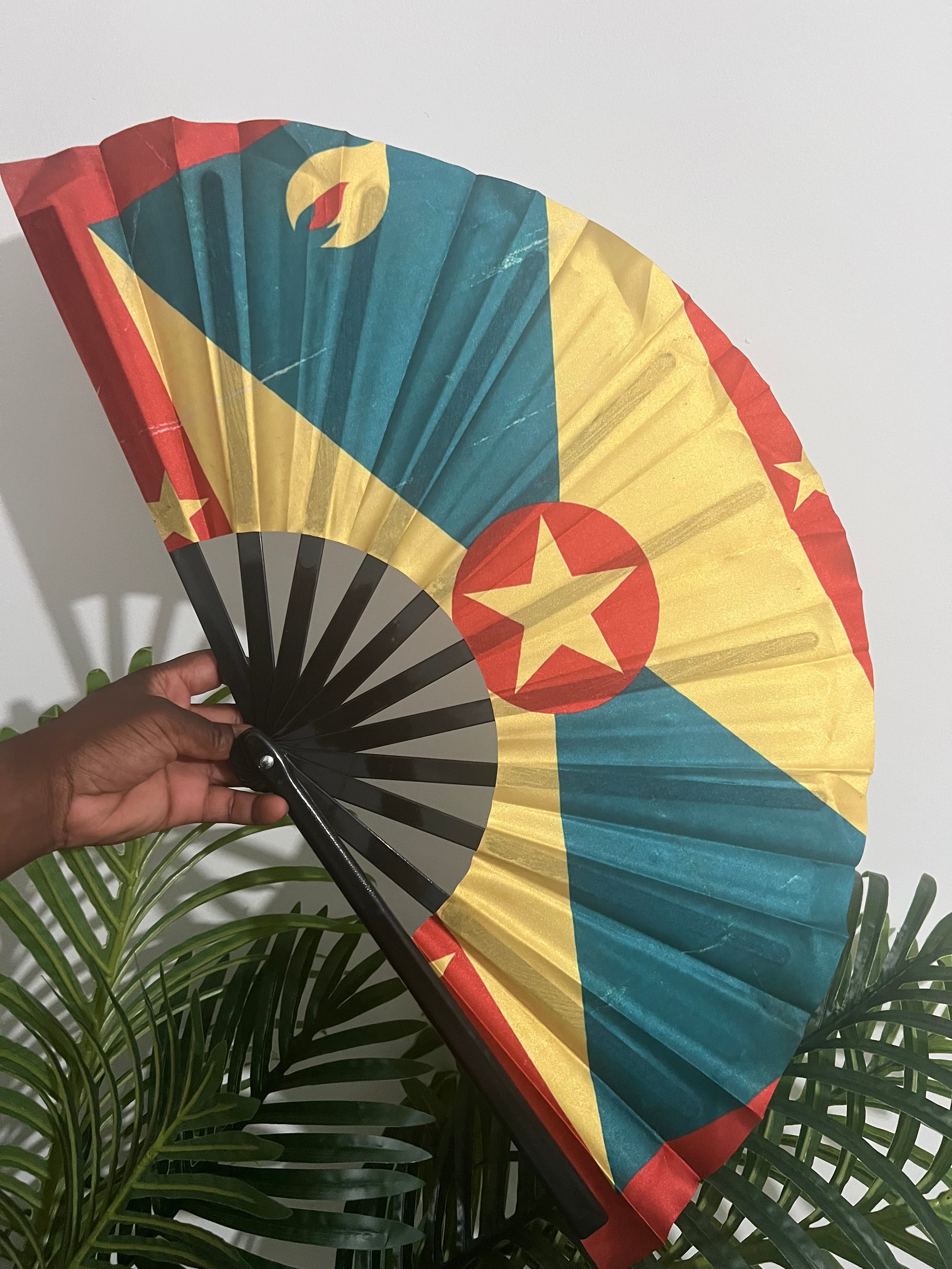 Sample Sale - Grenada Flag Fan