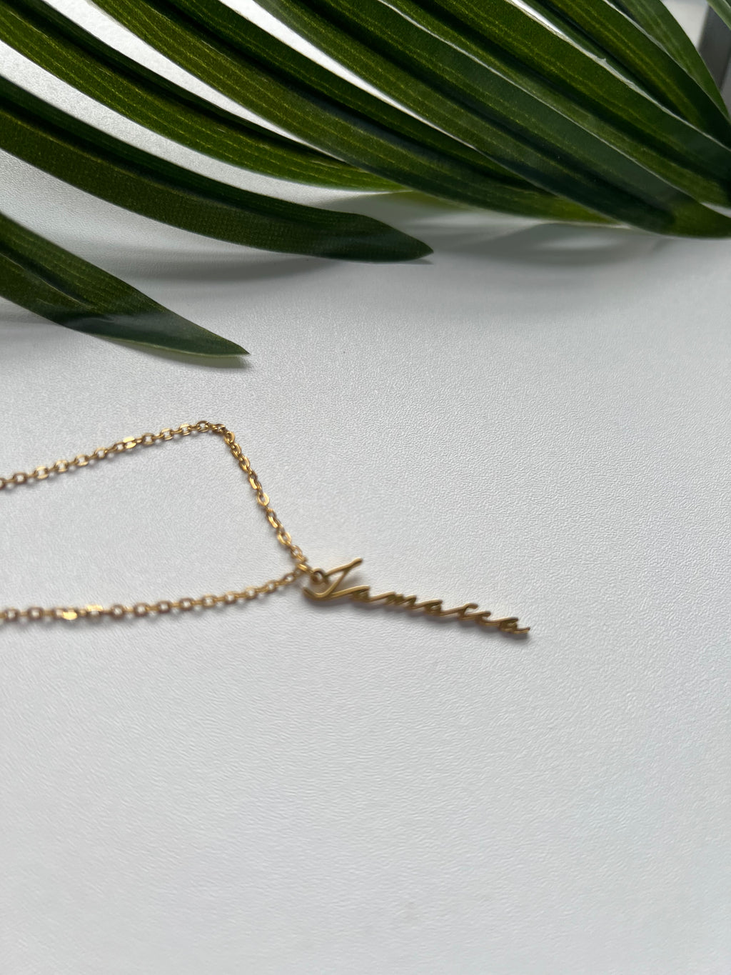 Jamaica Vertical Line Necklace