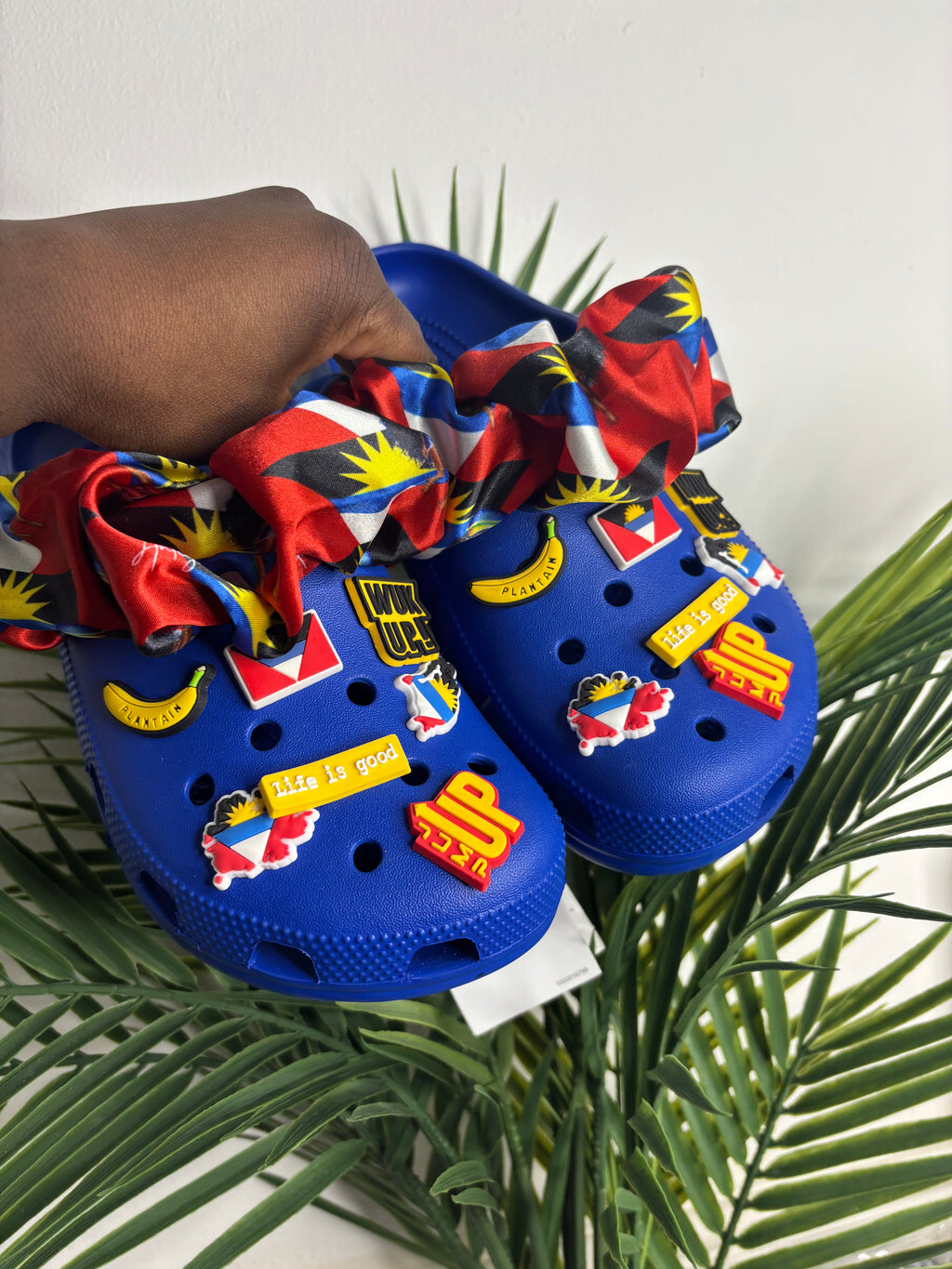 002 Antigua Flag Crocs Bundle