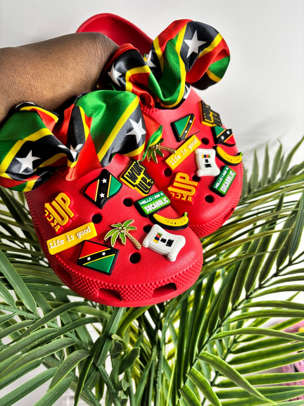 St Kitts & Nevis Flag Crocs Bundle