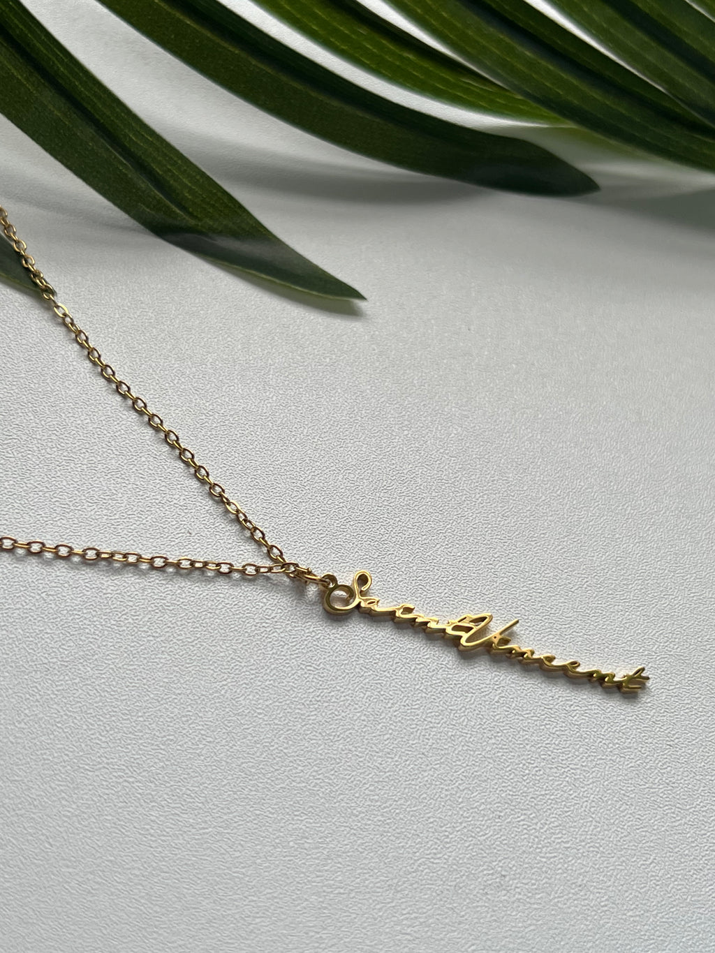 St Vincent Vertical Line Necklace