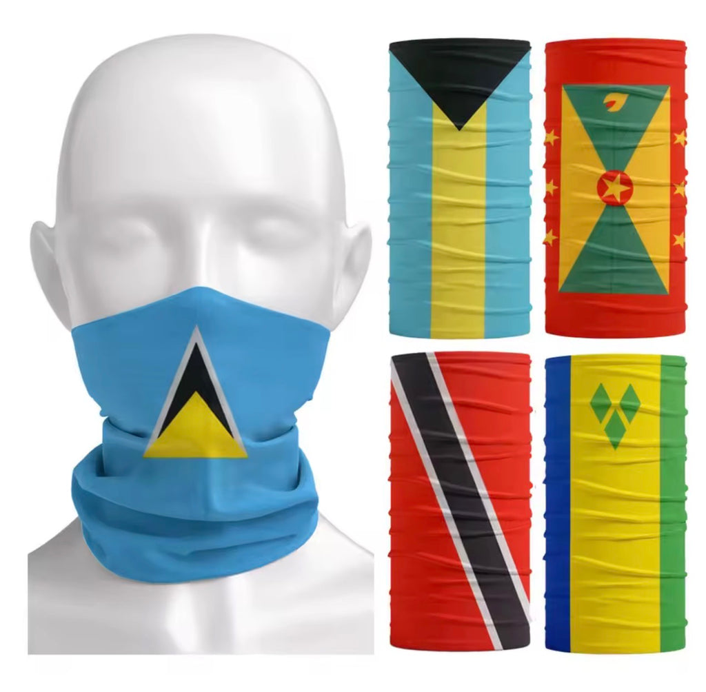 12-IN-1 MULTISTYLE FACE COVER - CHOOSE FLAG