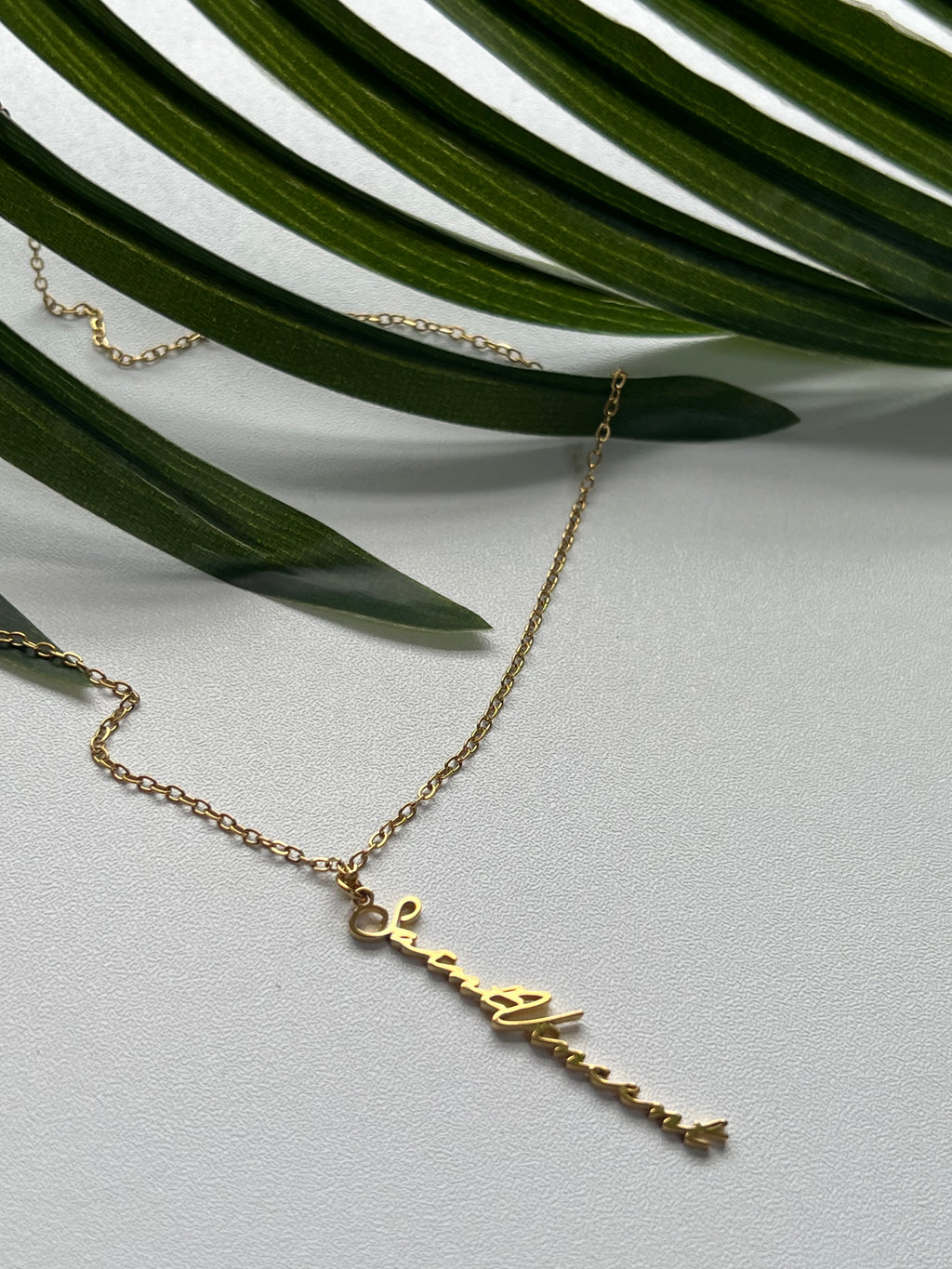 St Vincent Vertical Line Necklace