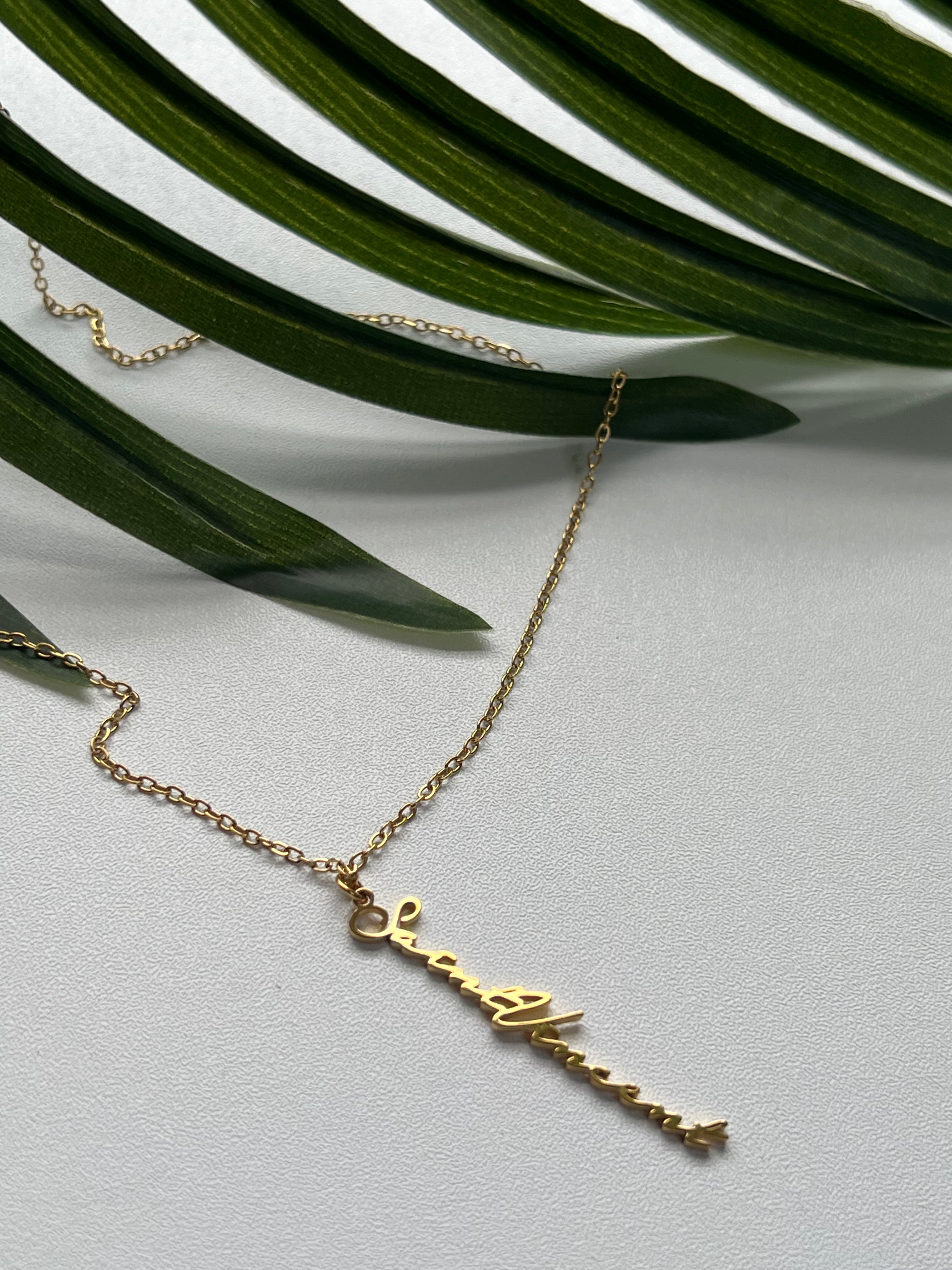 St Vincent Vertical Line Necklace