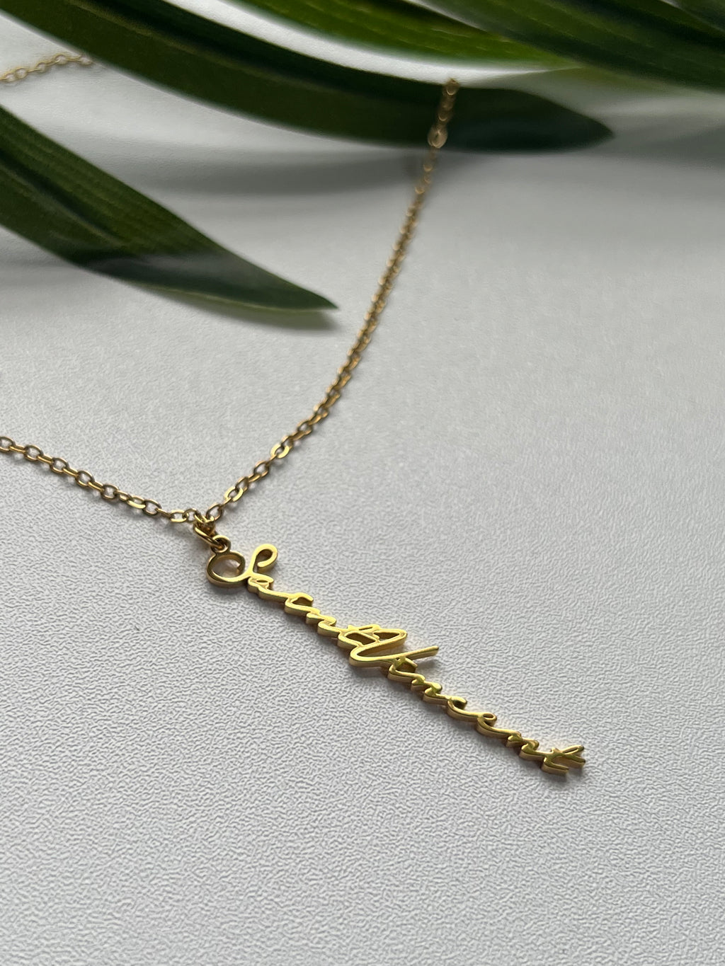 St Vincent Vertical Line Necklace