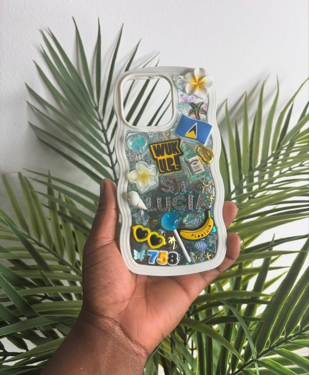 ST LUCIA FLAG JUNK CASE