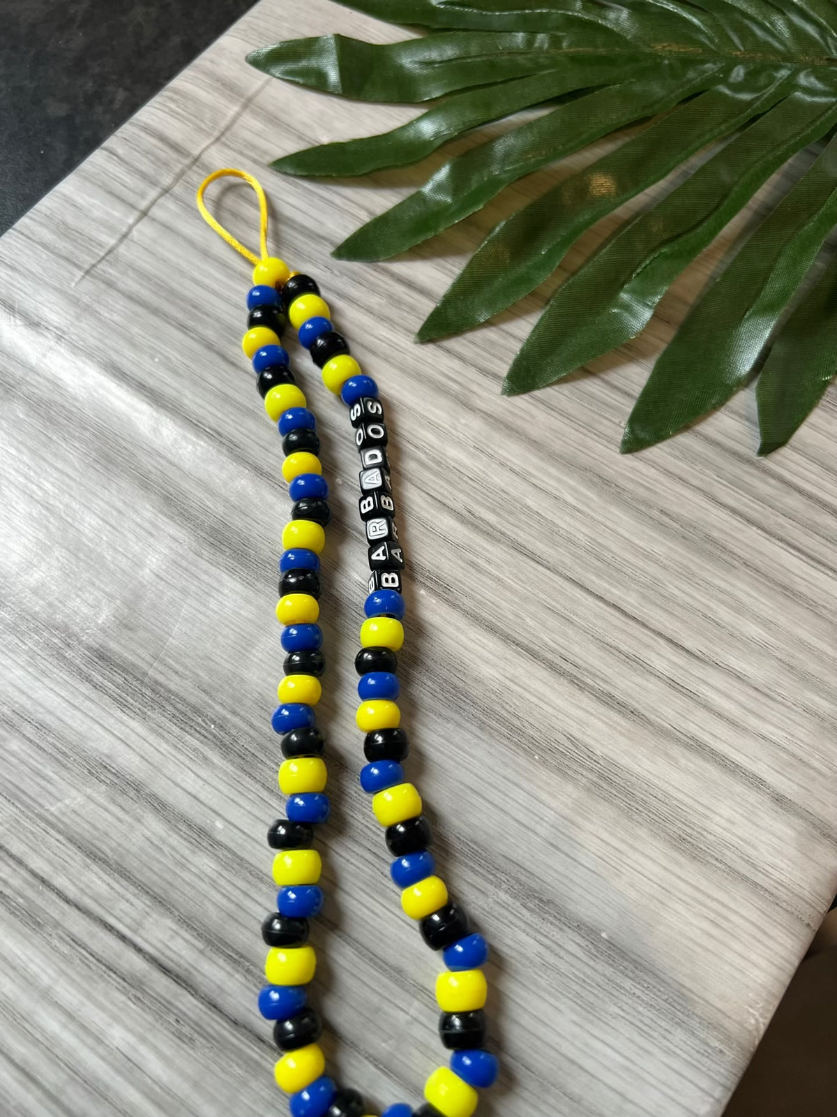 BEADED FLAG PHONE WRISTLETS