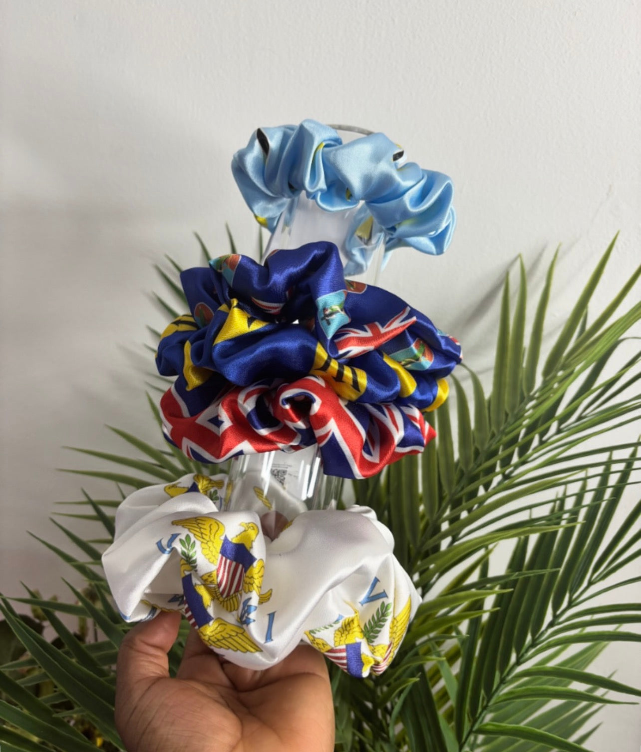 FLAG SCRUNCHIES - CHOOSE FLAG