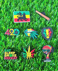 REGGAE / RASTA CROC CHARMS