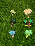 PALM TREE CROC CHARMS