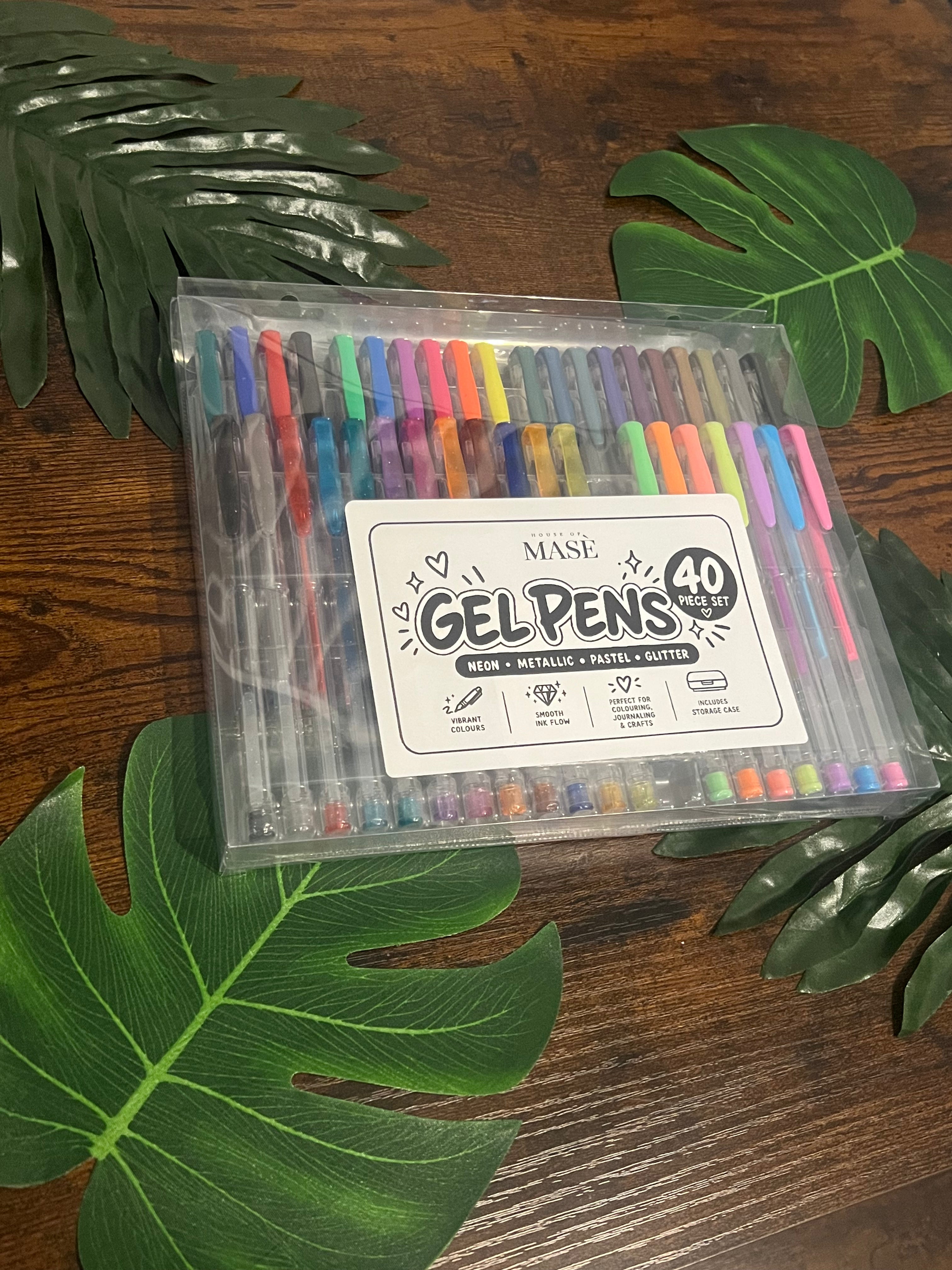 40 Mixed Gel Pens