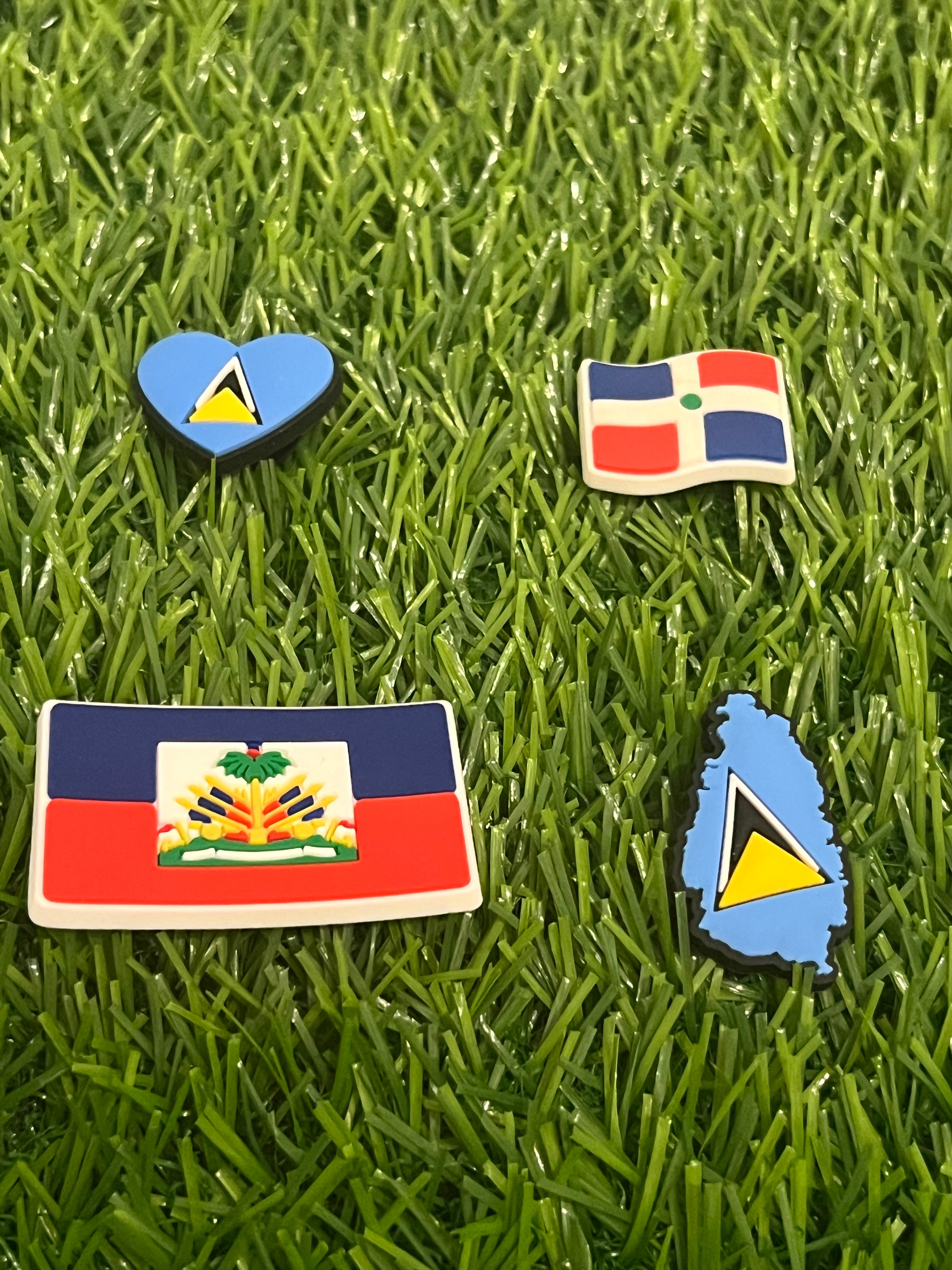 CARIBBEAN FLAG CHARMS