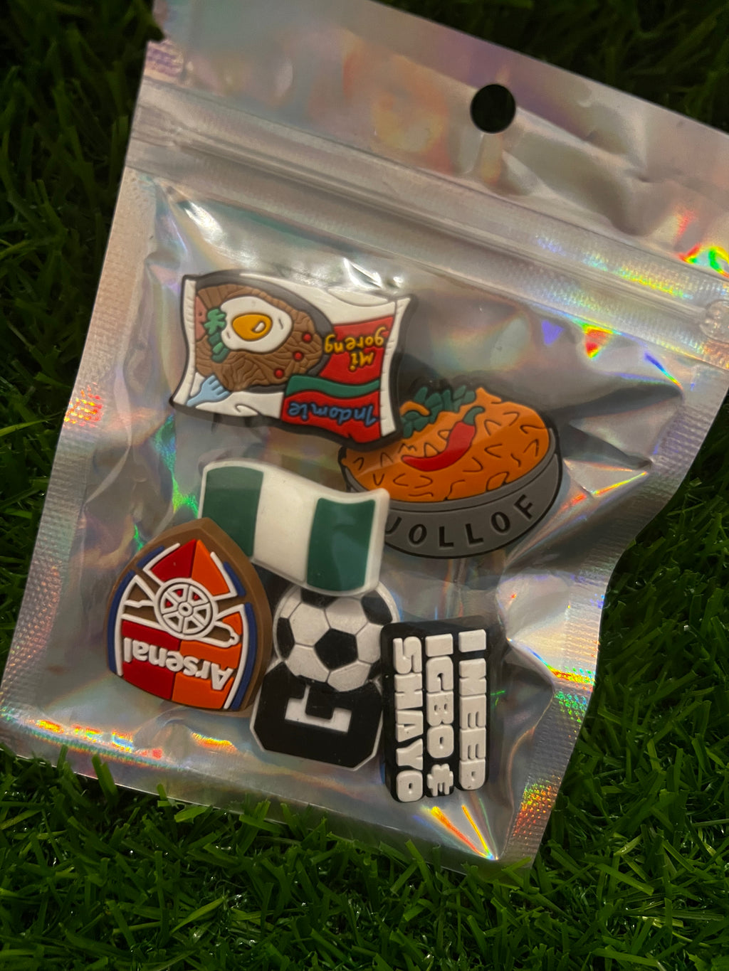 NIGERIA / ARSENAL CROC CHARM BUNDLE