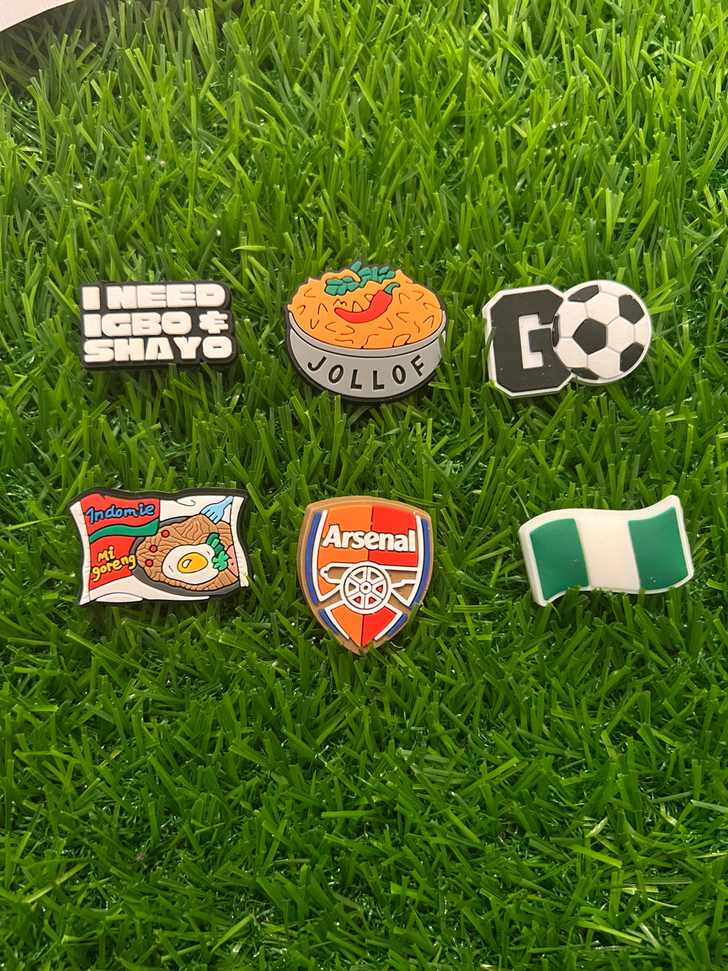 NIGERIA / ARSENAL CROC CHARM BUNDLE