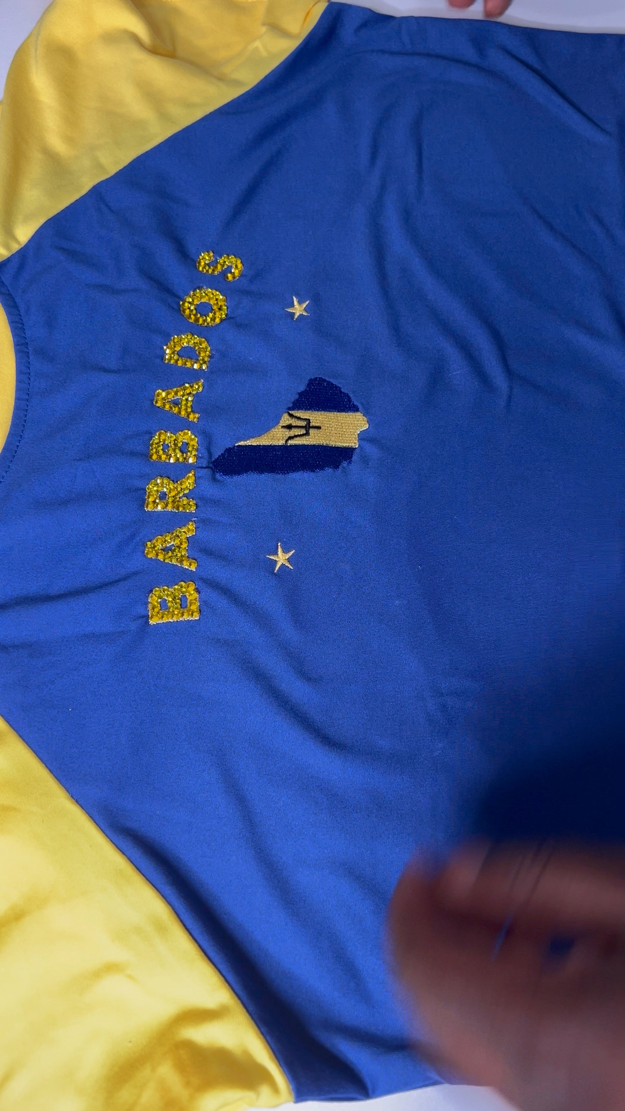 BARBADOS BLING BABY TEE