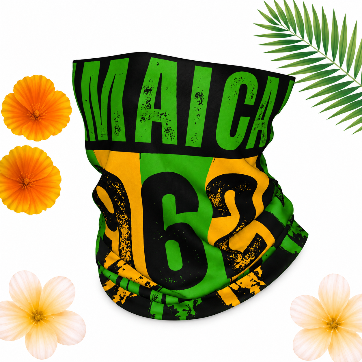 JAMAICA INDEPENDENCE FACE COVER