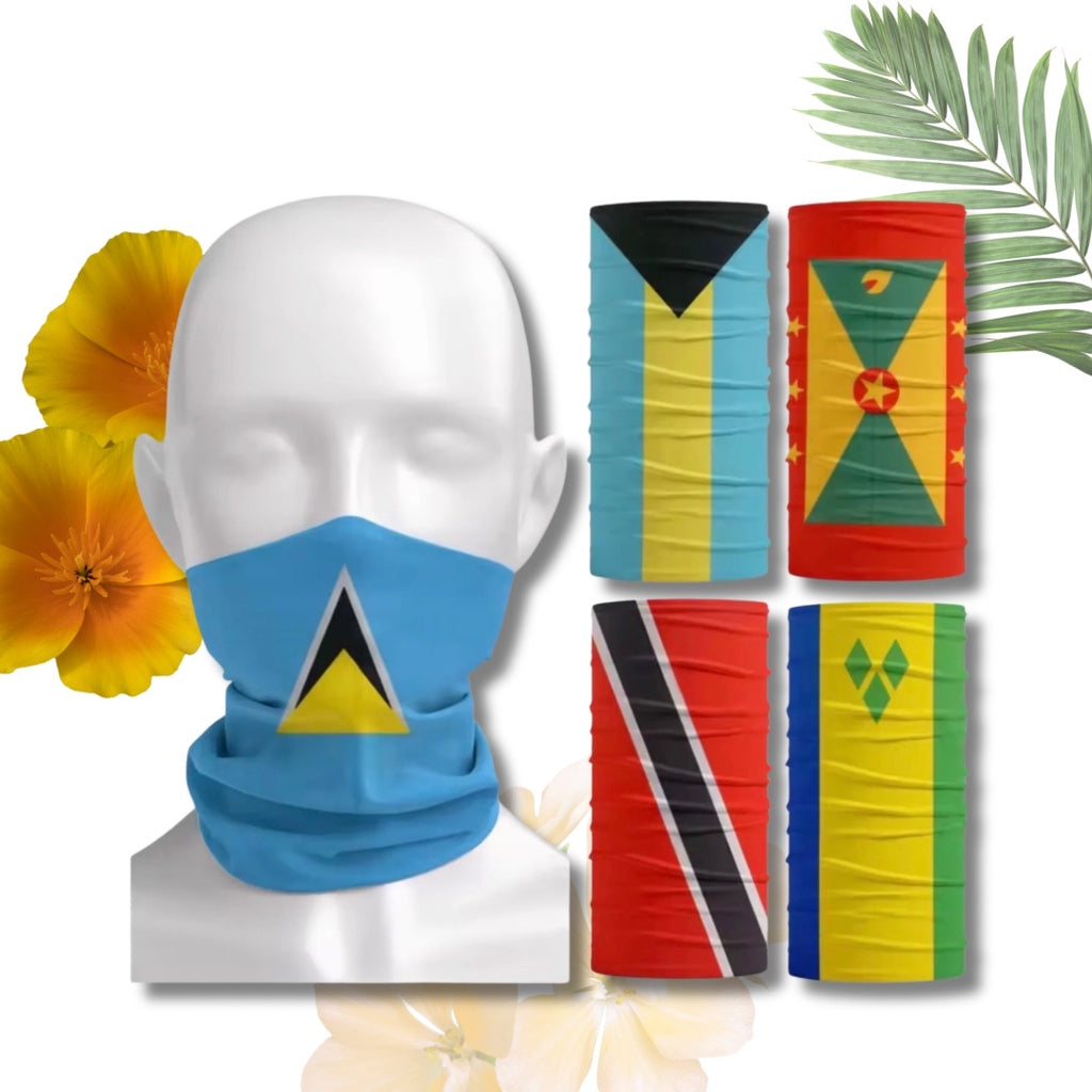 12-IN-1 MULTISTYLE FACE COVER - CHOOSE FLAG
