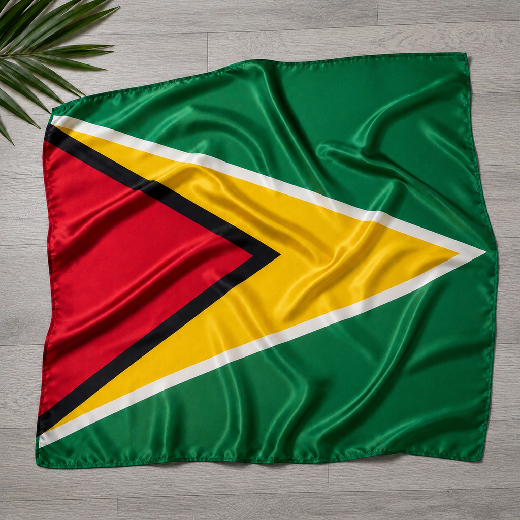 GUYANA XL SATIN SCARF
