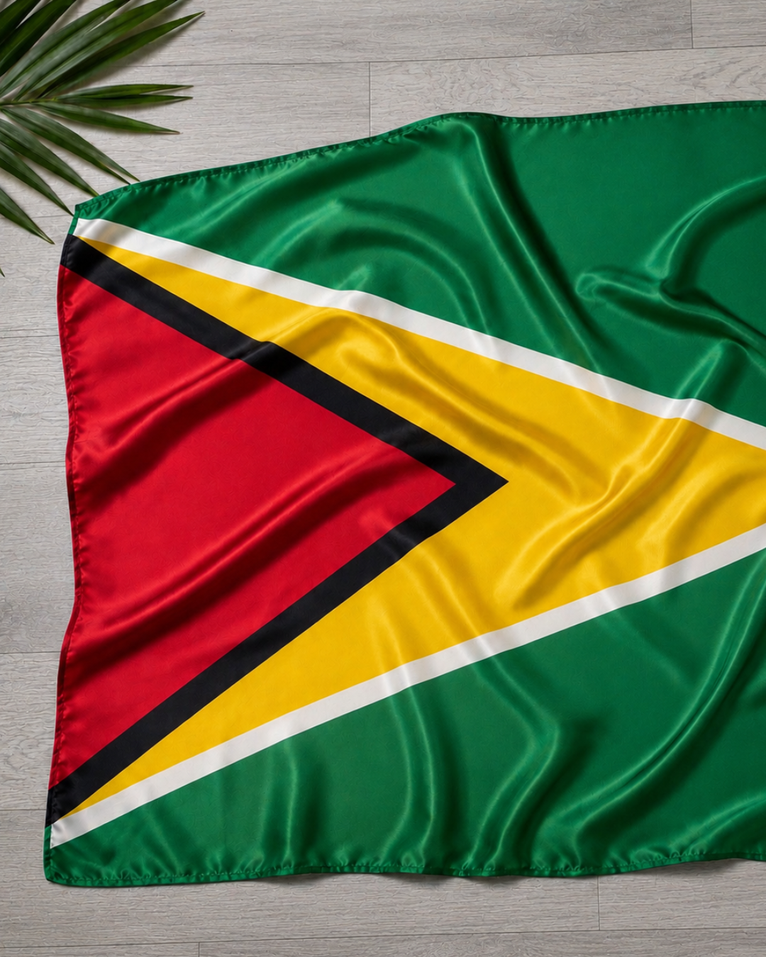 GUYANA XL SATIN SCARF