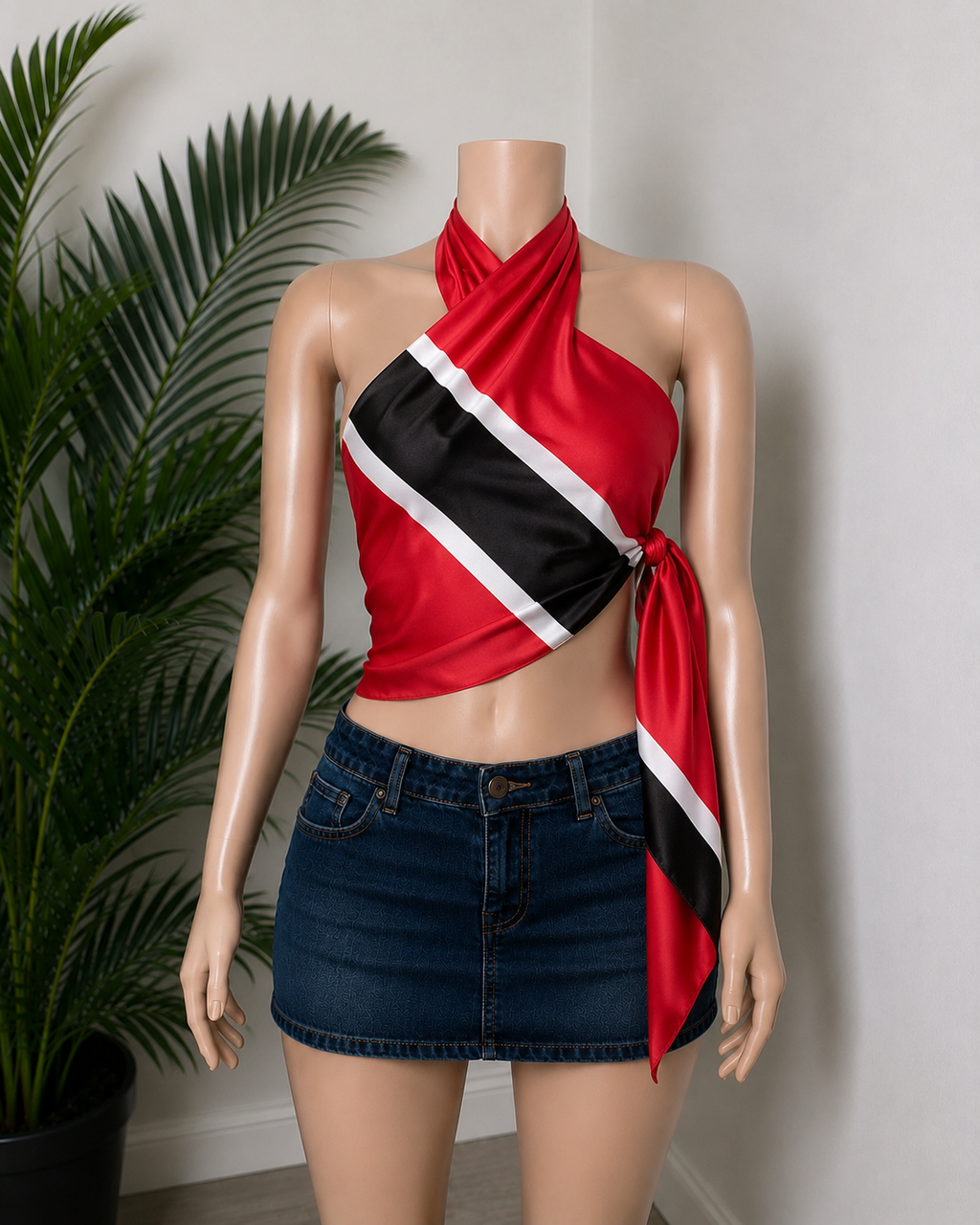 TRINIDAD XL SATIN SCARF