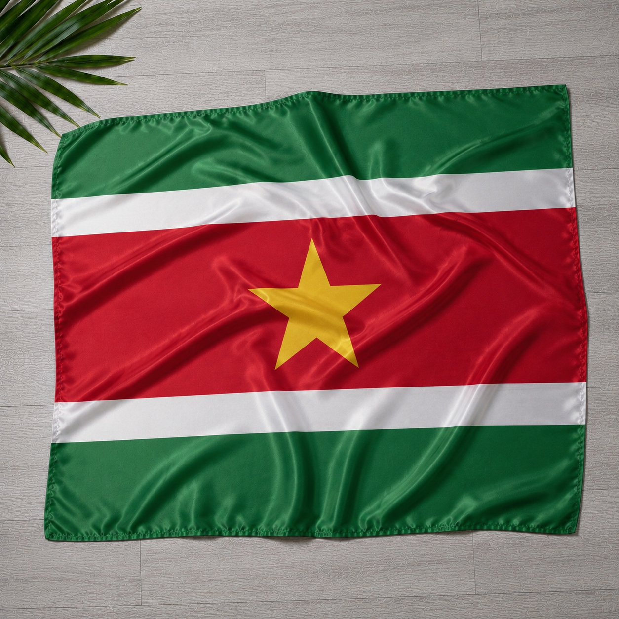 SURINAME XL SATIN SCARF