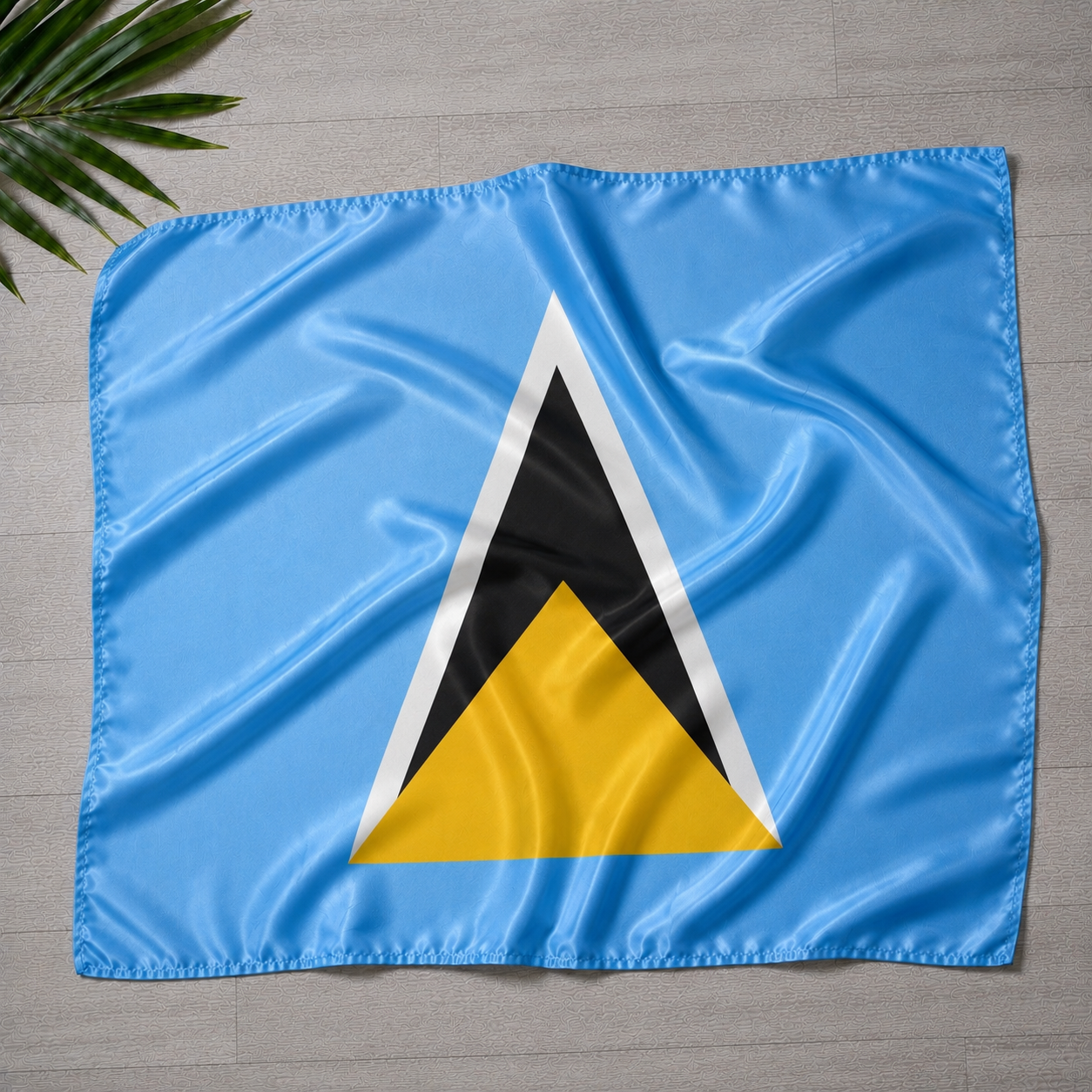 ST LUCIA XL SATIN SCARF