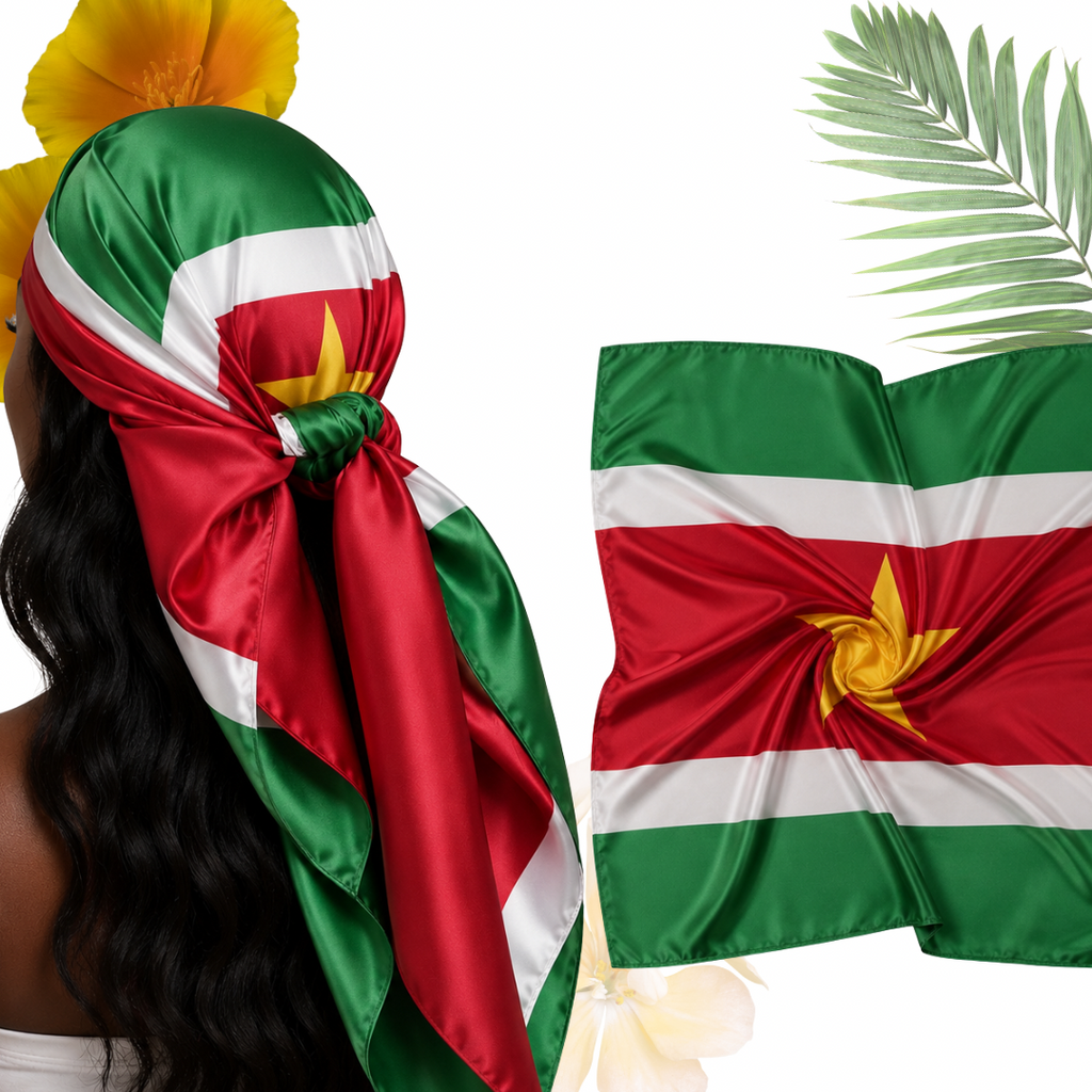 SURINAME XL SATIN SCARF