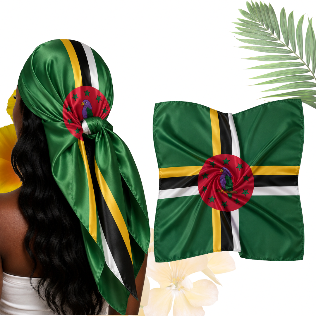 DOMINICA XL SATIN SCARF