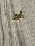 JAMAICA 876 AREA CODE EARRINGS