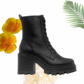 HEELED PATENT CARNIVAL BOOT
