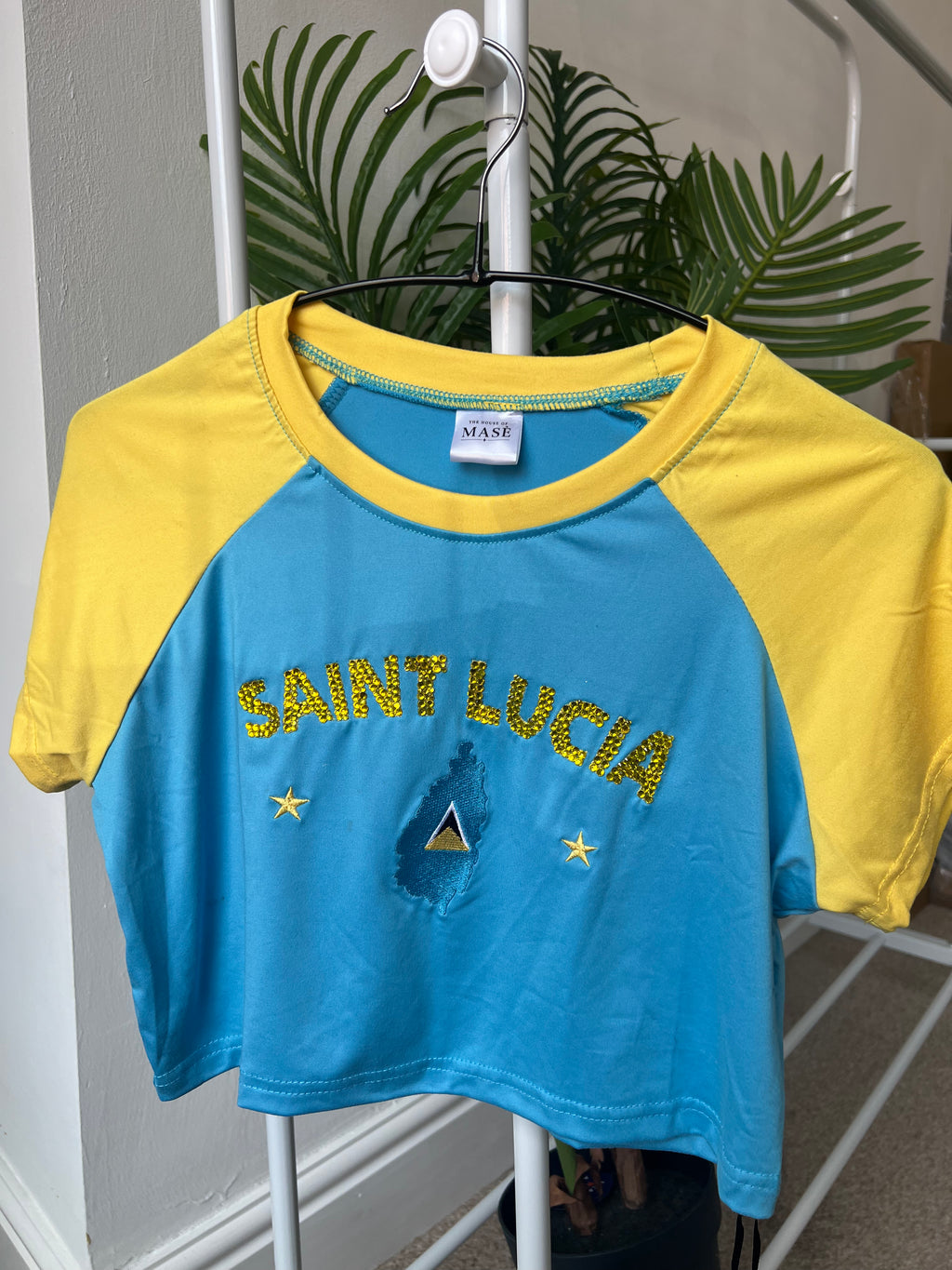 ST LUCIA BLING BABY TEE