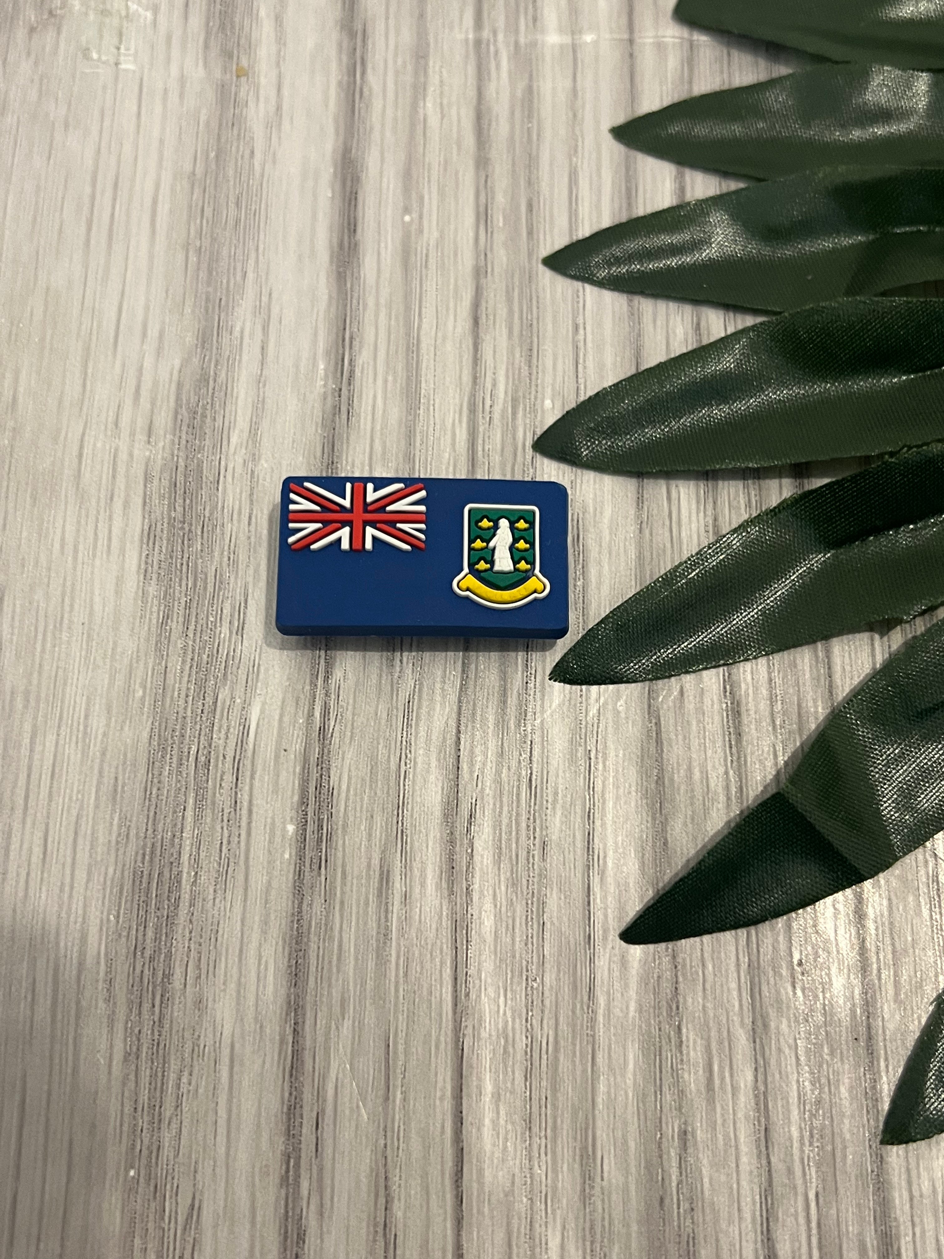 BRITISH VIRGIN ISLANDS CROC CHARM
