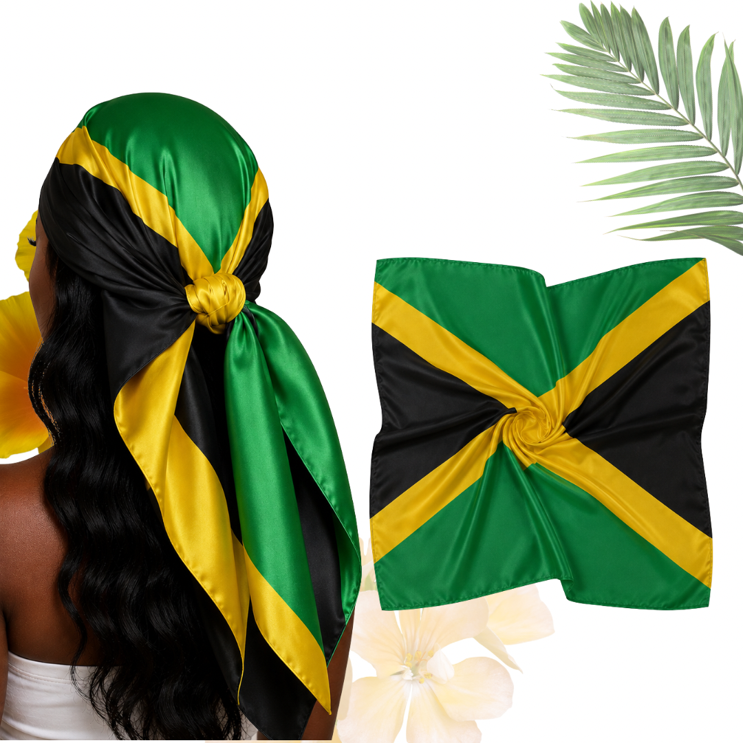 JAMAICA LARGE SATIN SCARF