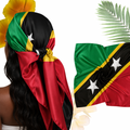 ST KITTS & NEVIS  XL SATIN SCARF