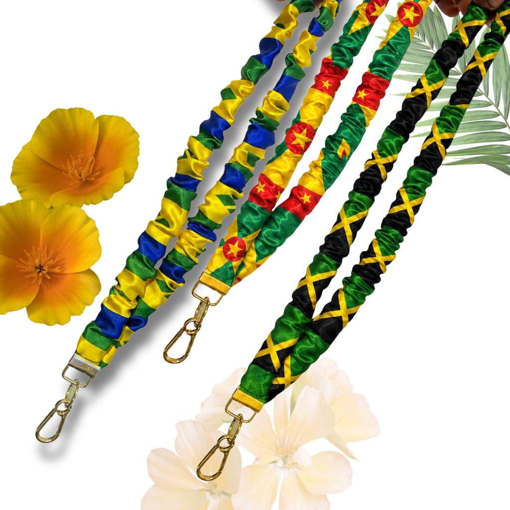 CARIBBEAN FLAG LANYARD - CHOOSE FLAG