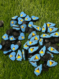 ST LUCIA CROC CHARMS